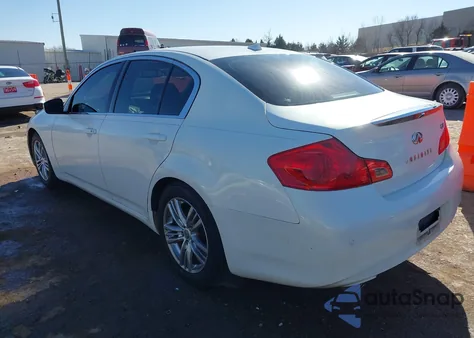 2012 Infiniti G37 Journey z USA, uszkodzony, nr VIN JN1CV6AP7CM930314